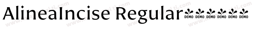 AlineaIncise Regular字体转换